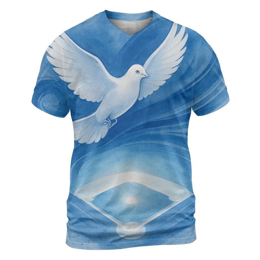 Stadium Dove Over Radiant Diamond creative print fashion shirts