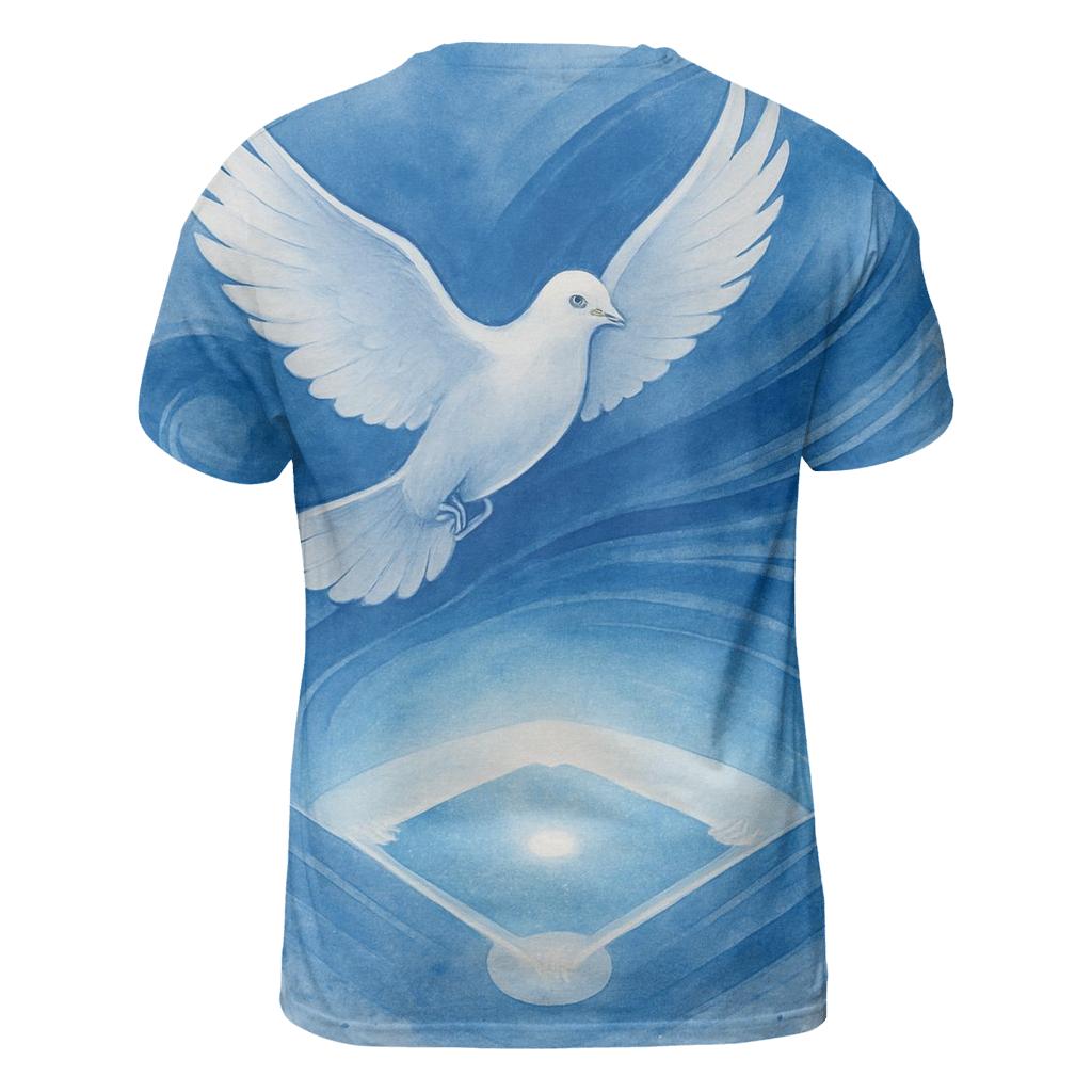 Stadium Dove Over Radiant Diamond creative print fashion shirts