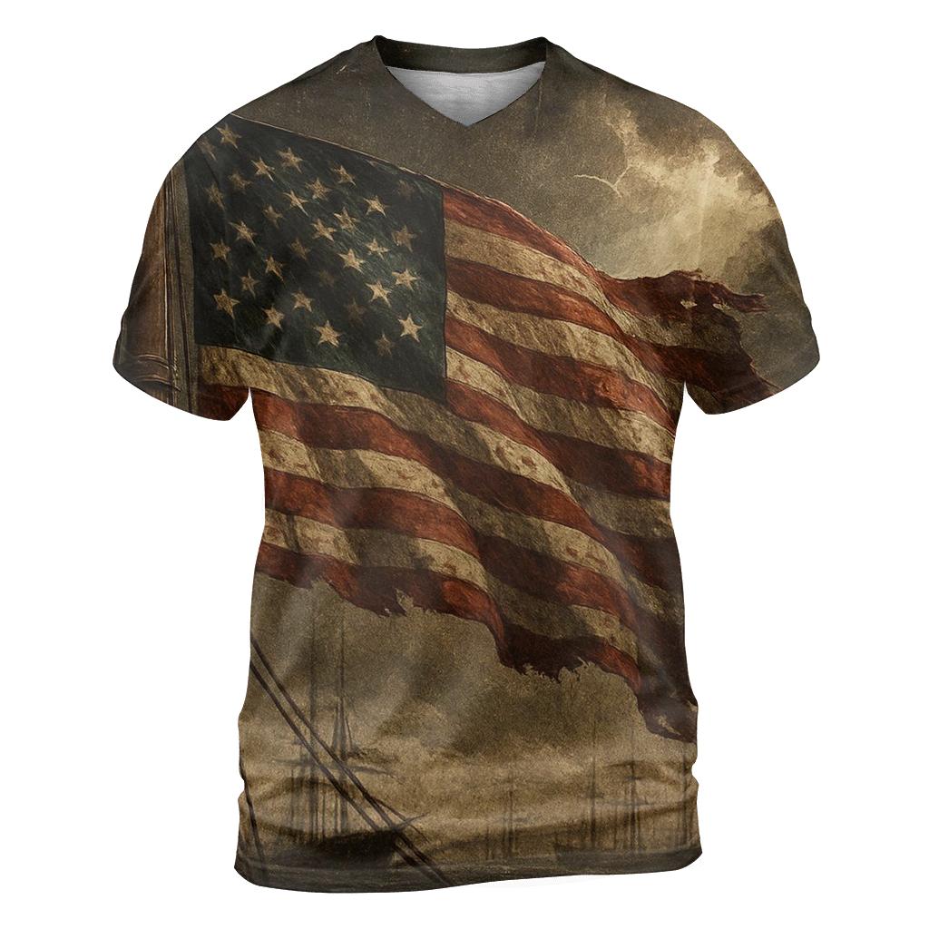 Vintage Harbor Flag And Stormlight personalized full print shirts