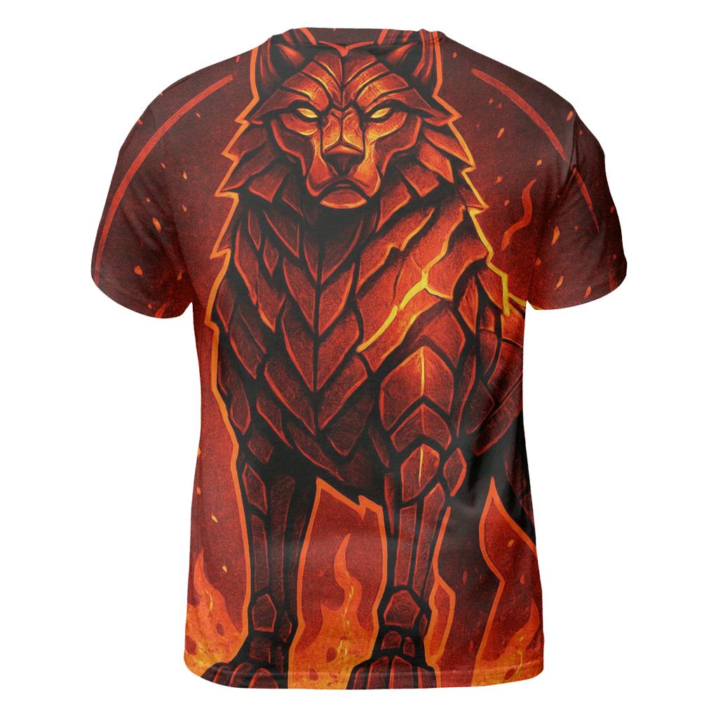Inferno Forge Alpha Wolf unique graphic print tees