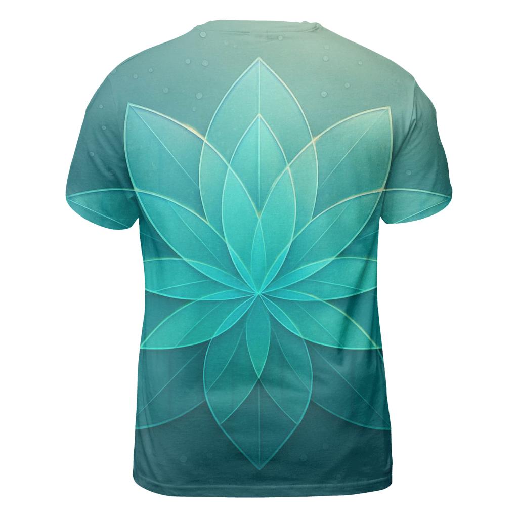 Glass Rain Geometry Bloom custom all-over print shirts