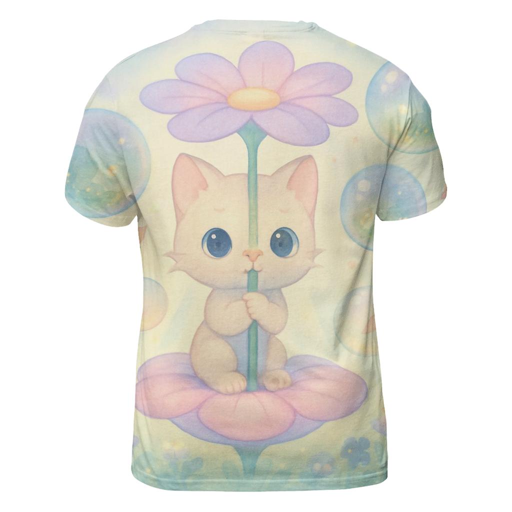 Bubble Garden Cat Carousel custom all-over print shirts
