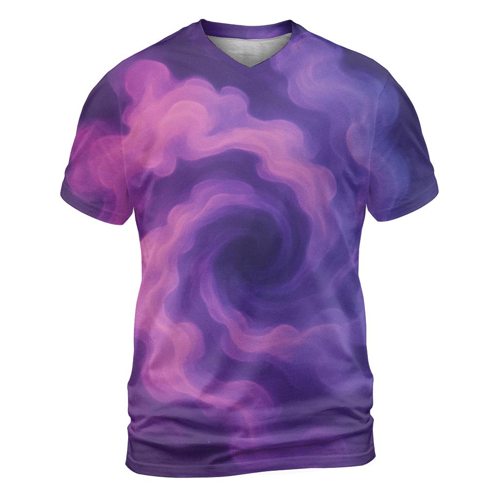 Starlit Inkflow Mirage vibrant all-over design tees