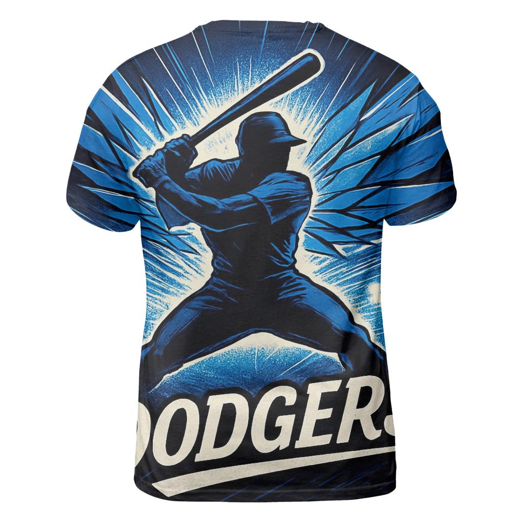 Midnight Batter Silhouette With Winged Speed personalized full print shirts