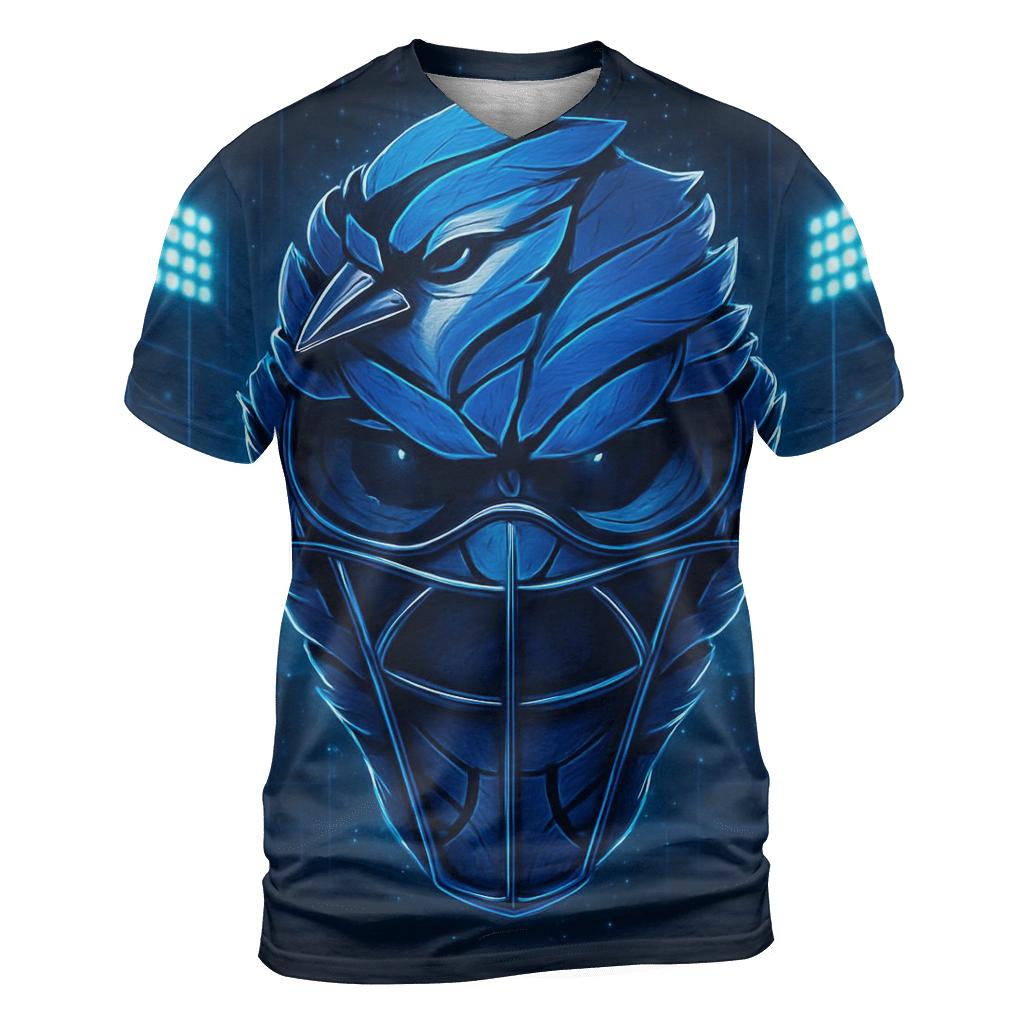 Midnight Catcher Mask Blue Jays Glow personalized full print shirts