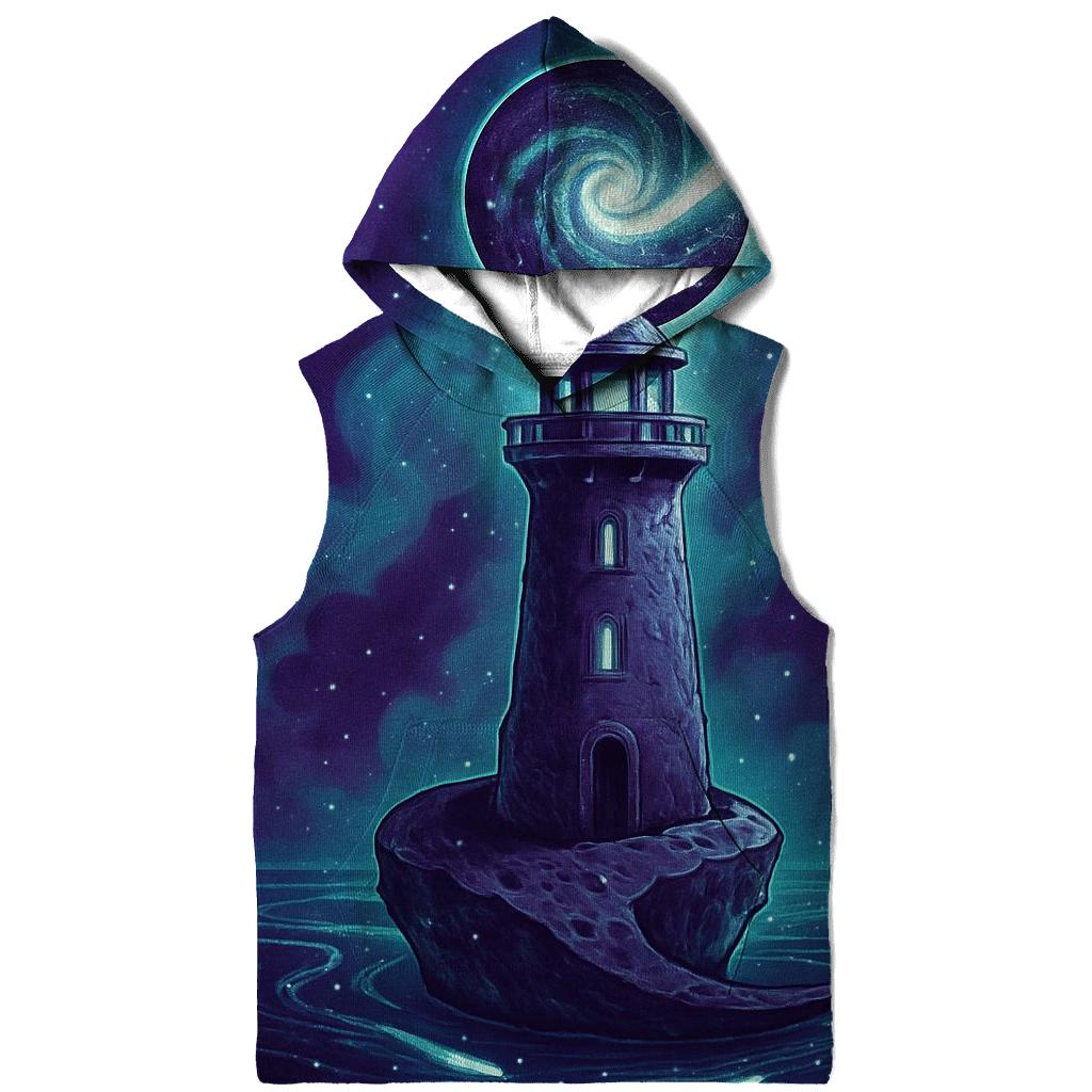 Lighthouse Of The Helix Sea embroidered hoodies