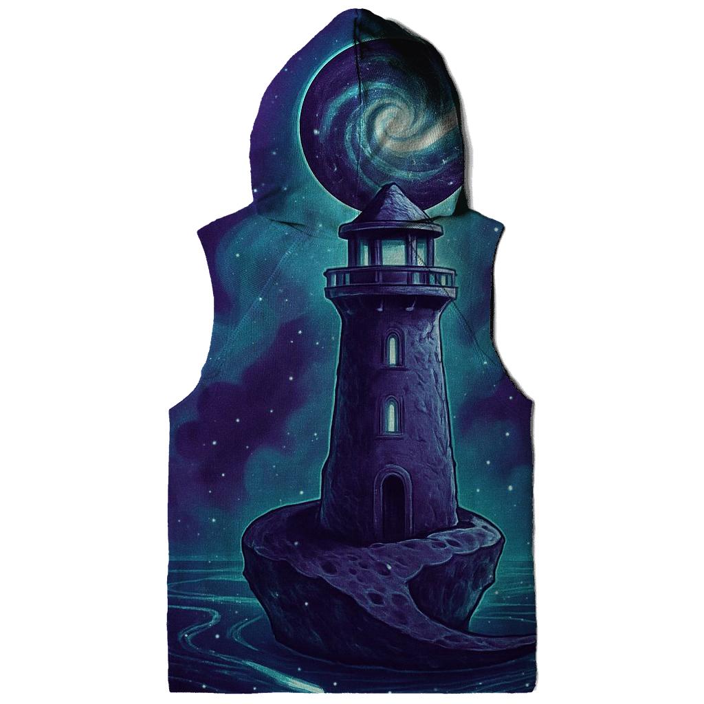 Lighthouse Of The Helix Sea embroidered hoodies