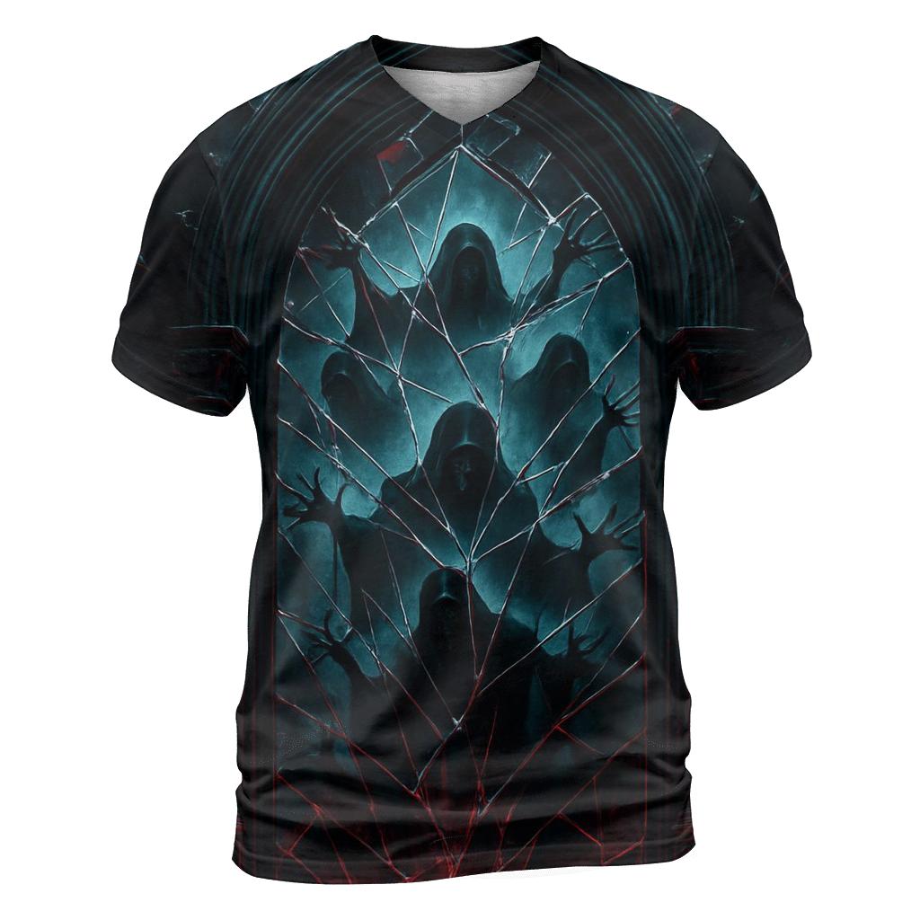 The Infernal Mirror Cathedral designer pattern shirts