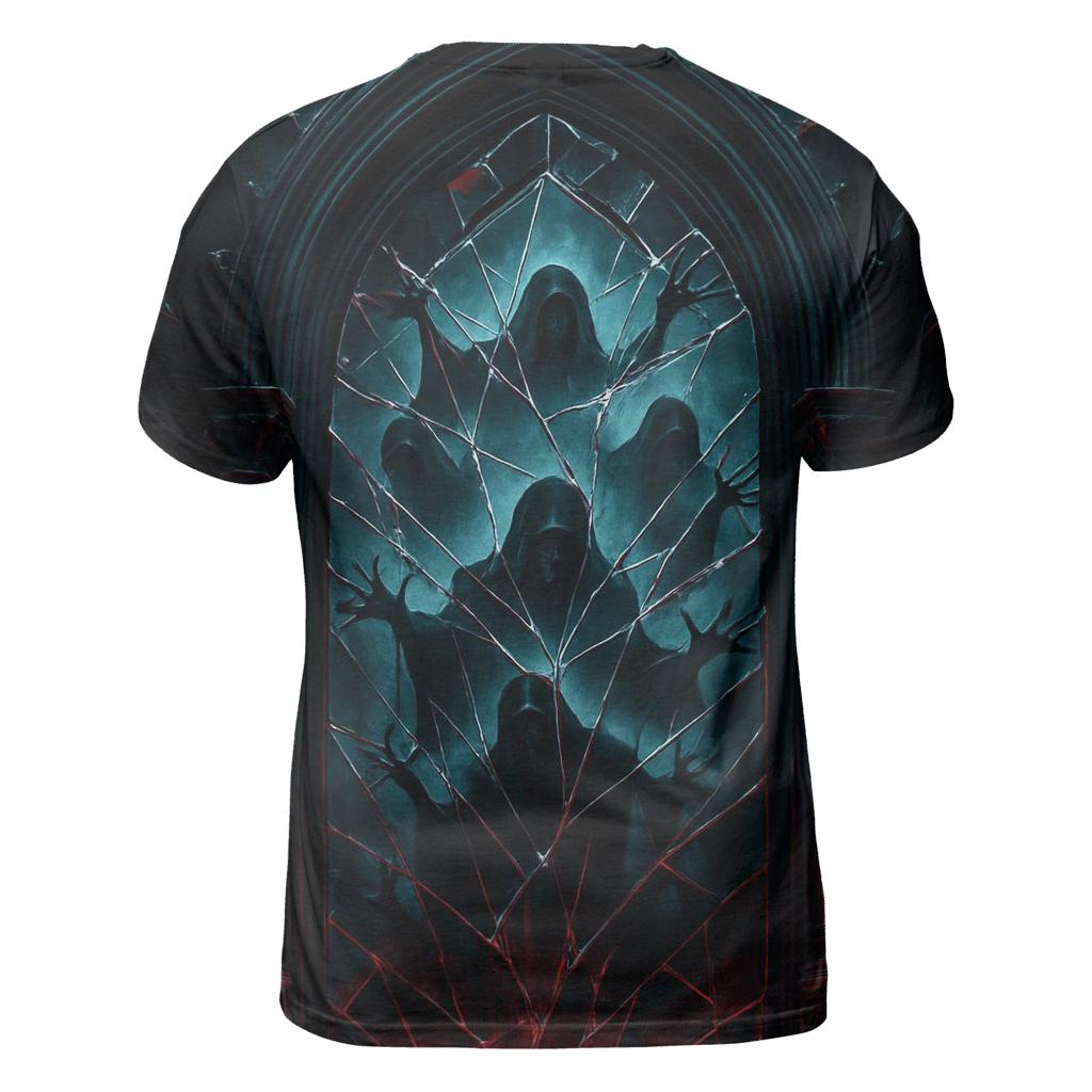 The Infernal Mirror Cathedral designer pattern shirts