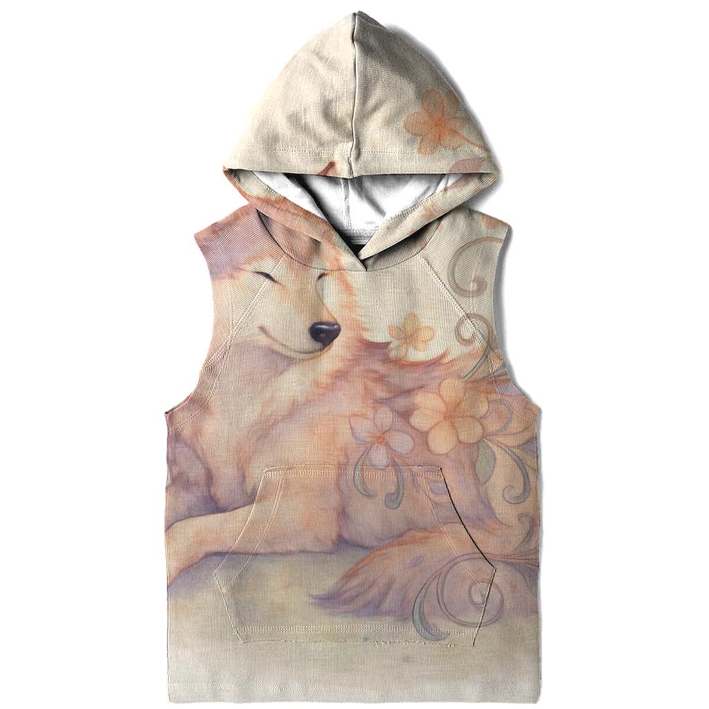 Wildflower Spiral Dream Wolf hoodies fashion