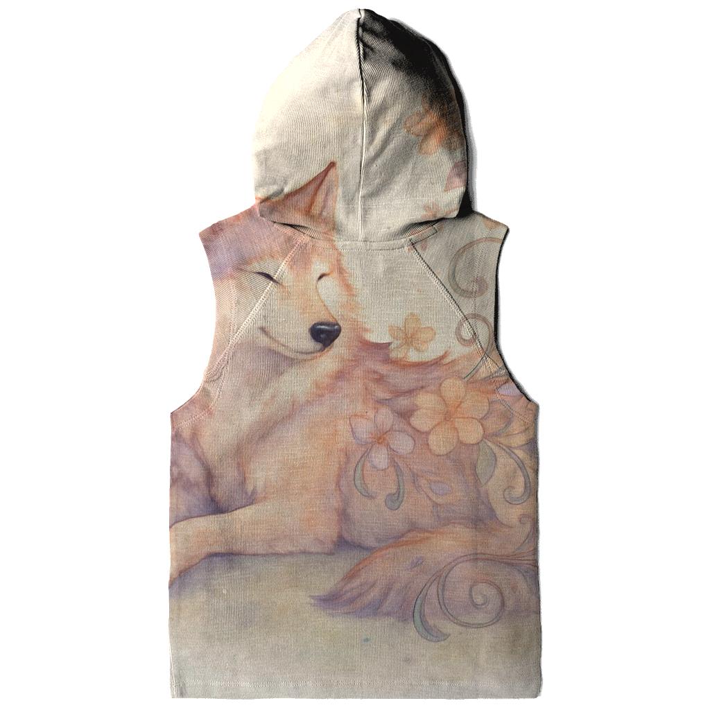 Wildflower Spiral Dream Wolf hoodies fashion