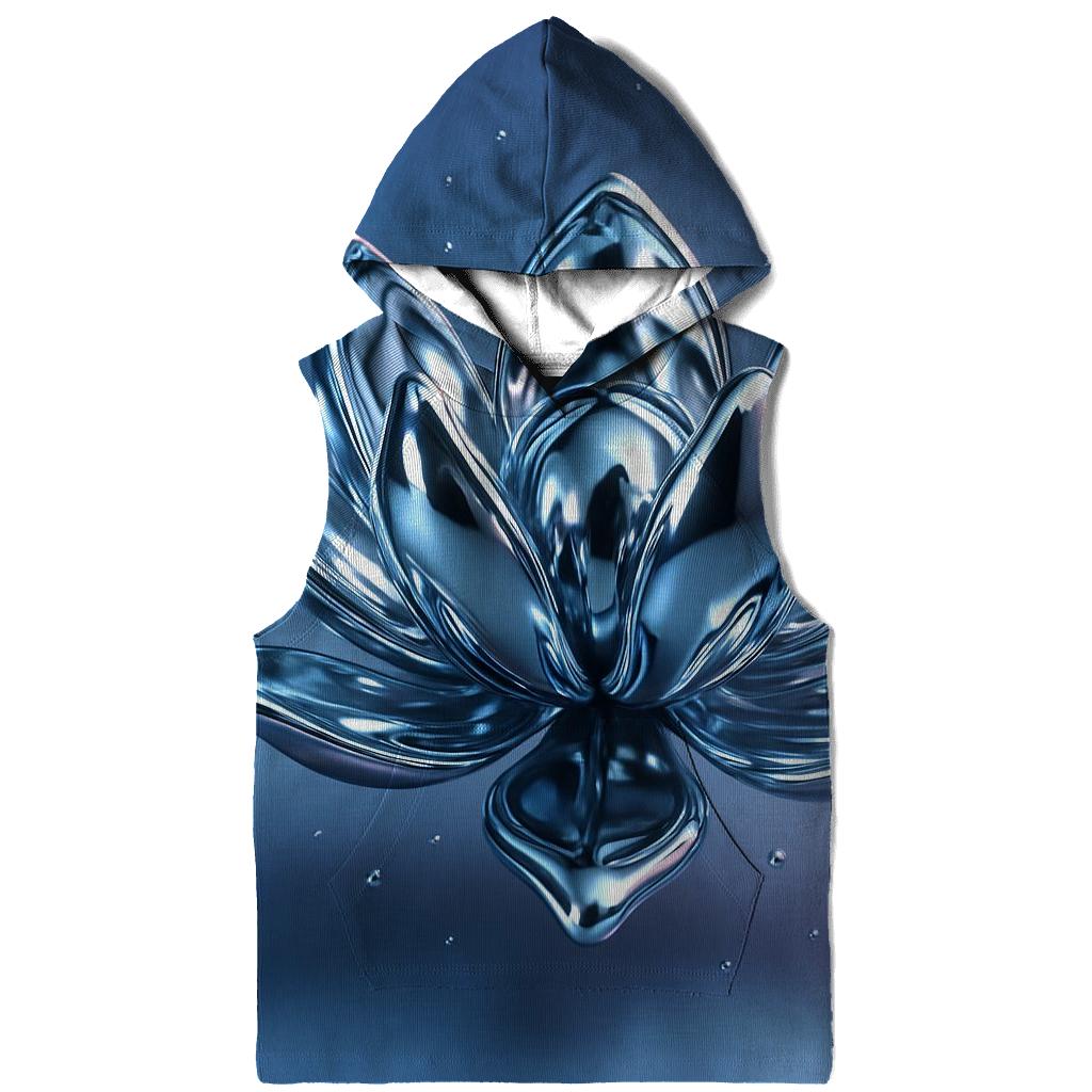 Liquid Chrome Lotus Drift designer hoodies