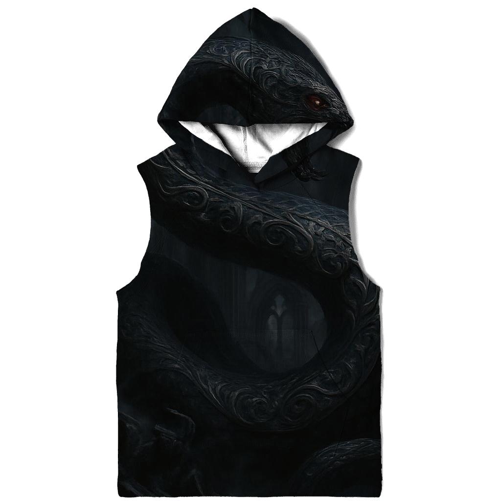 Serpent Of The Cathedral Ruins embroidered hoodies