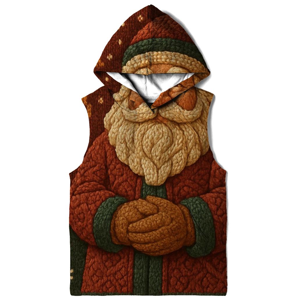 Knitted Pattern Gingerbread Santa hoodie trends