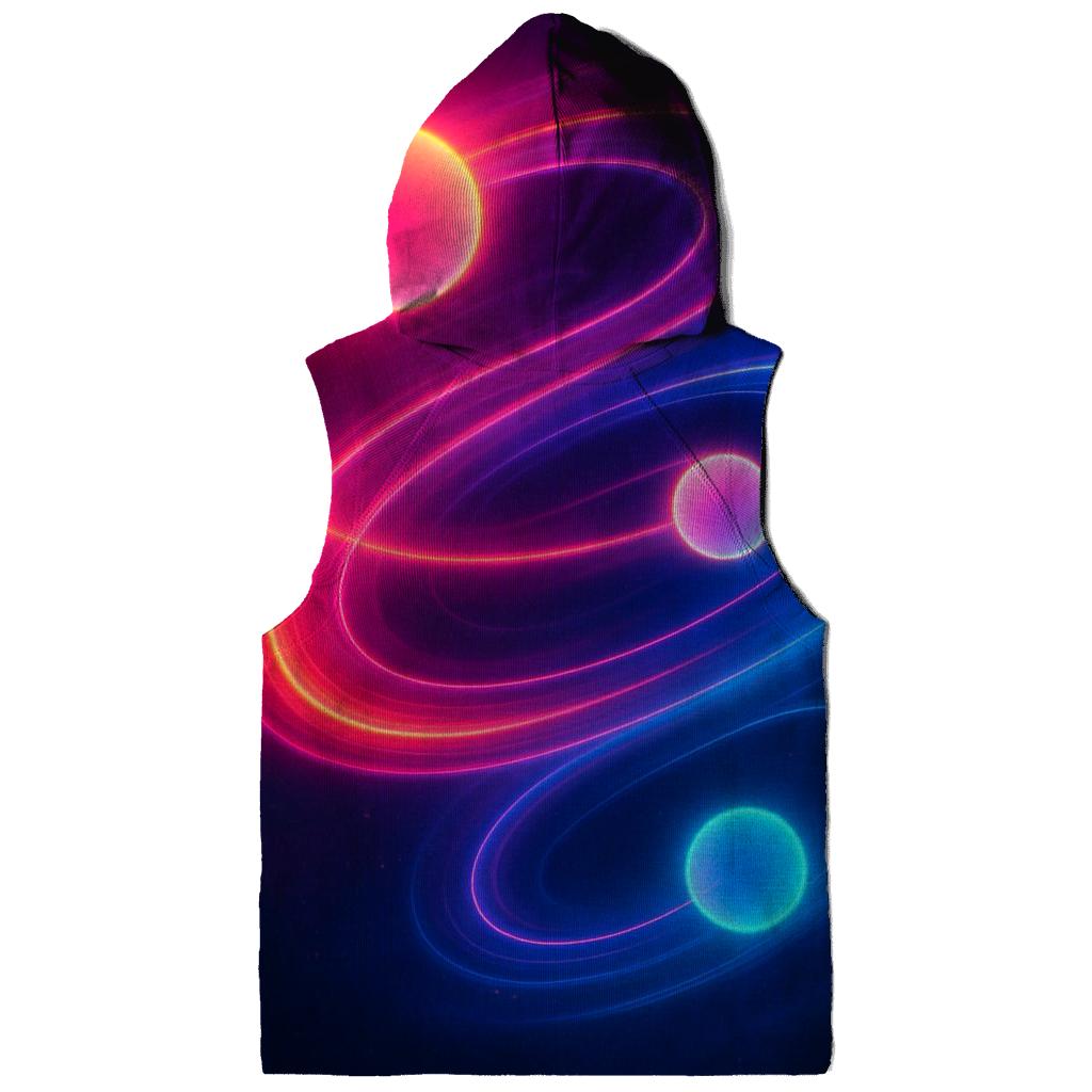 Neon Orbit Playground embroidered hoodies