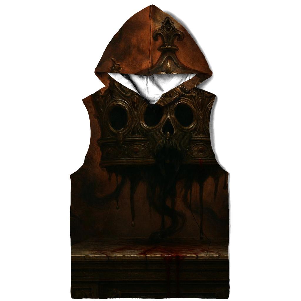 The Crown That Bleeds Shadows designer hoodies