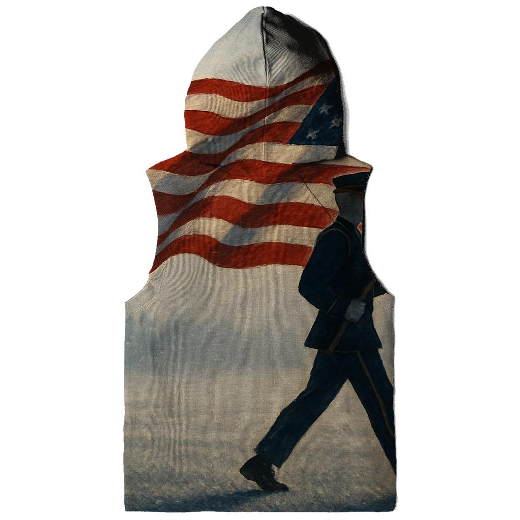 Honor Line At Winter Dawn zip-up hoodies