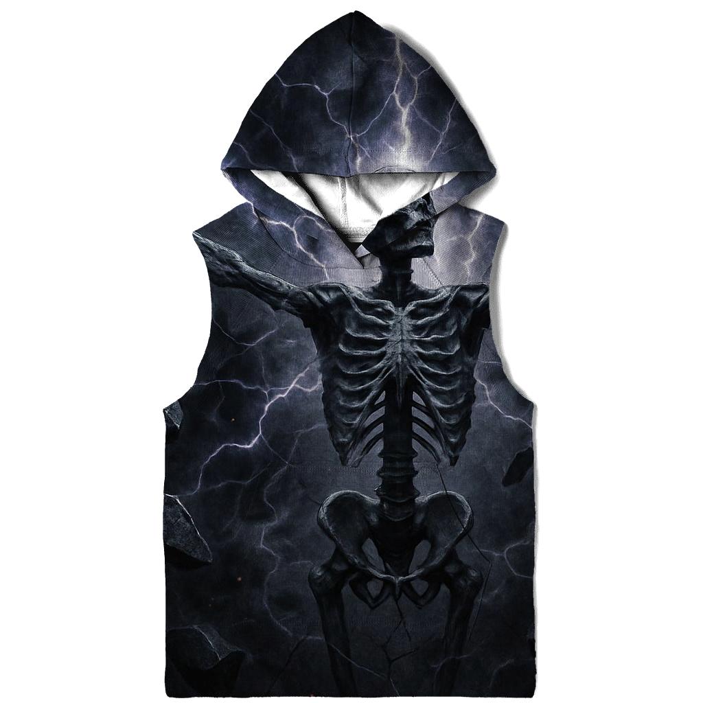 Chained Skeleton In The Storm Vault hoodies fashion