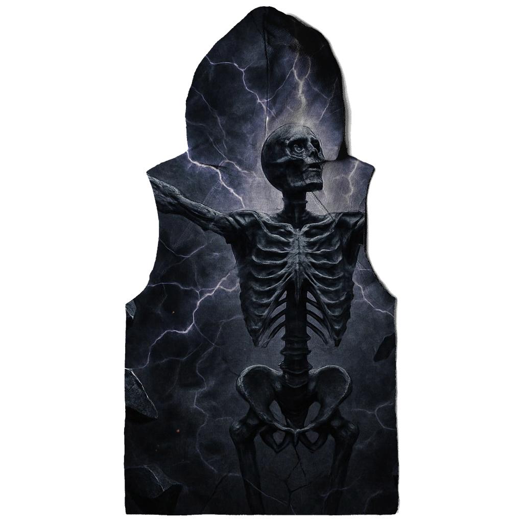 Chained Skeleton In The Storm Vault hoodies fashion