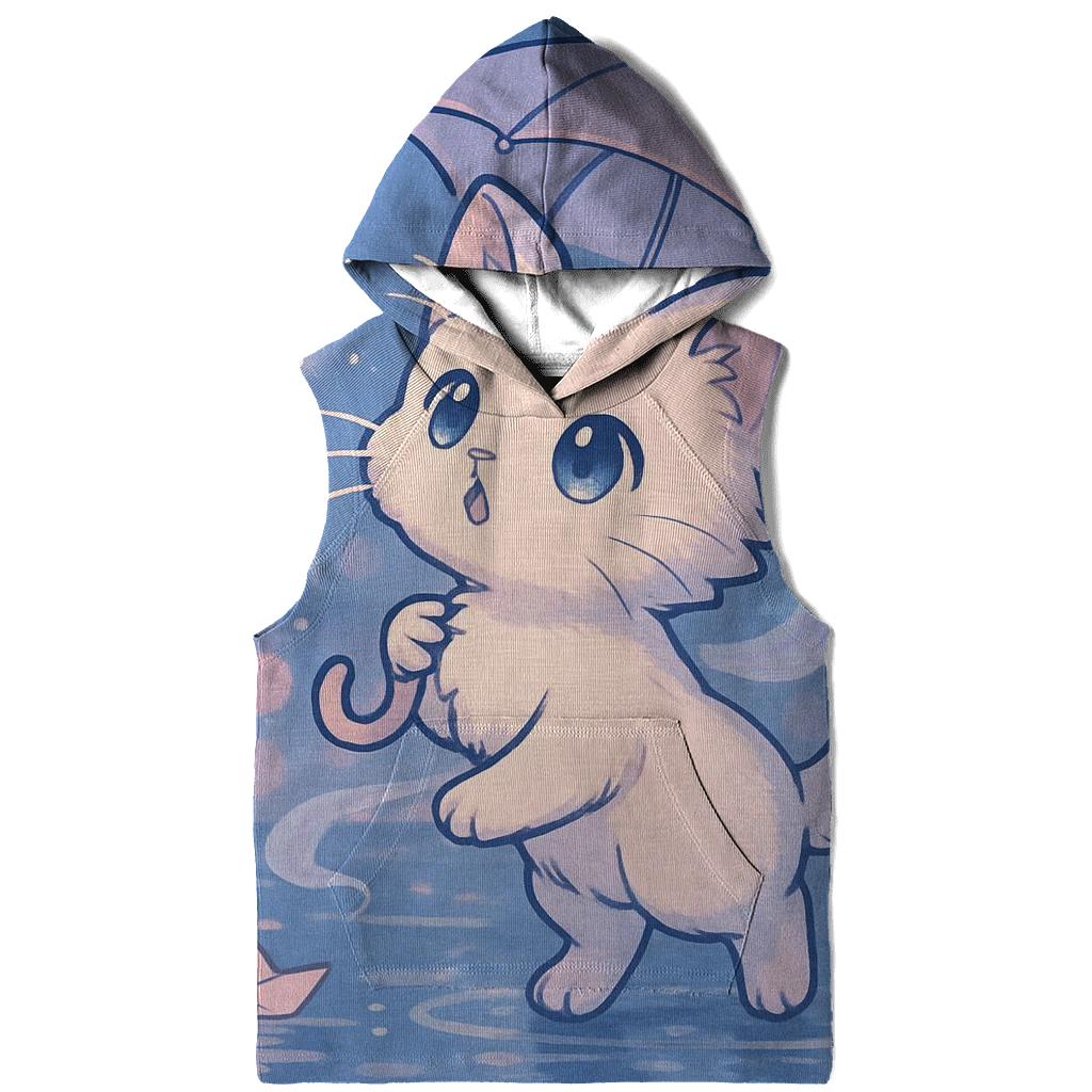 Rainy Day Umbrella Kitten Symphony graphic hoodies