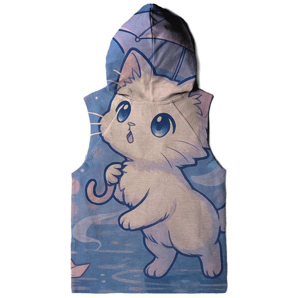 Rainy Day Umbrella Kitten Symphony graphic hoodies