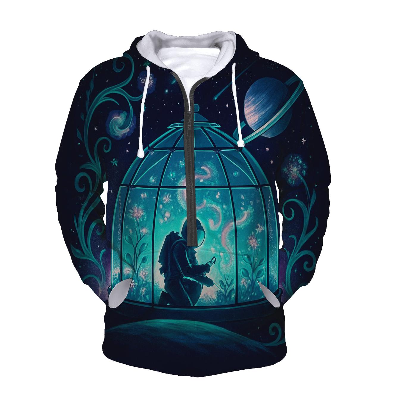 Astronaut Gardener Of The Aurora Greenhouse pullover hoodies