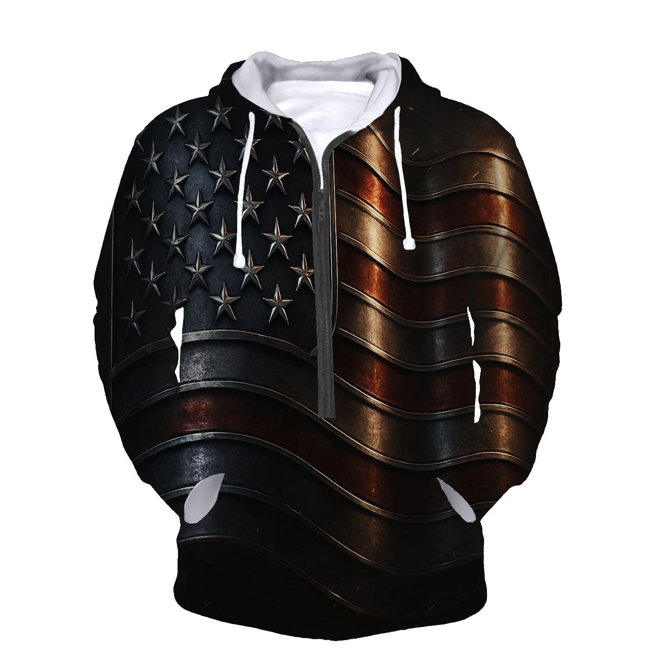 Steelborne Stars And Stripes designer hoodies