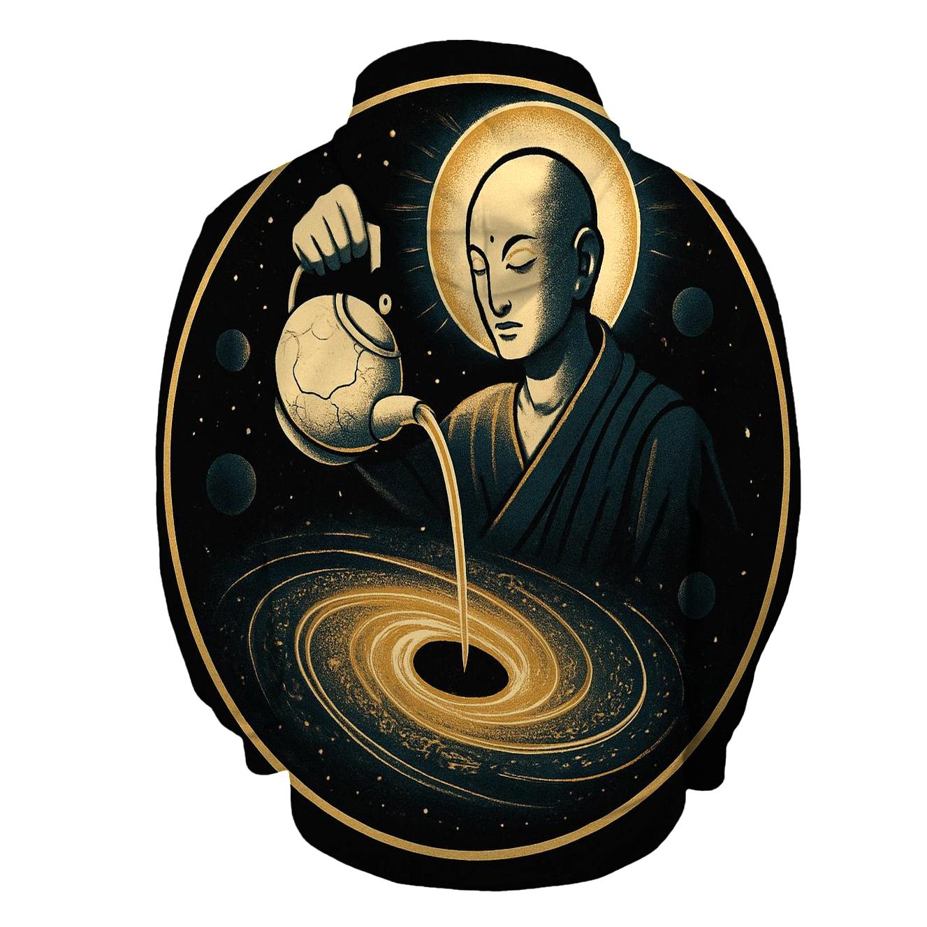 Black Hole Tea Ceremony zip-up hoodies
