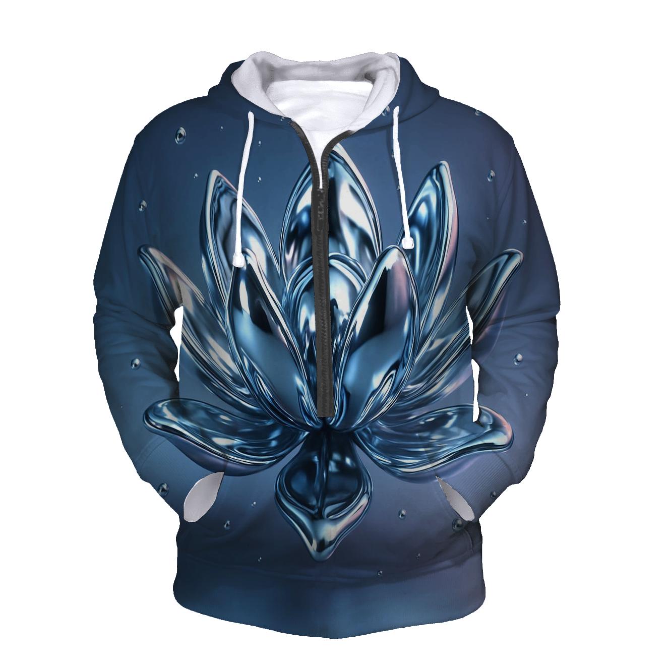 Liquid Chrome Lotus Drift hoodies fashion
