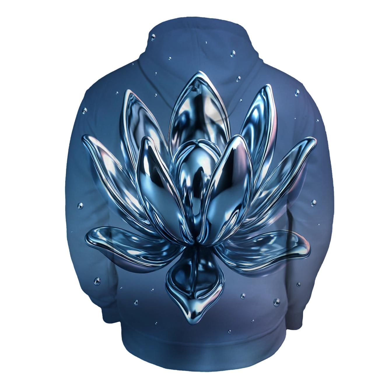 Liquid Chrome Lotus Drift hoodies fashion