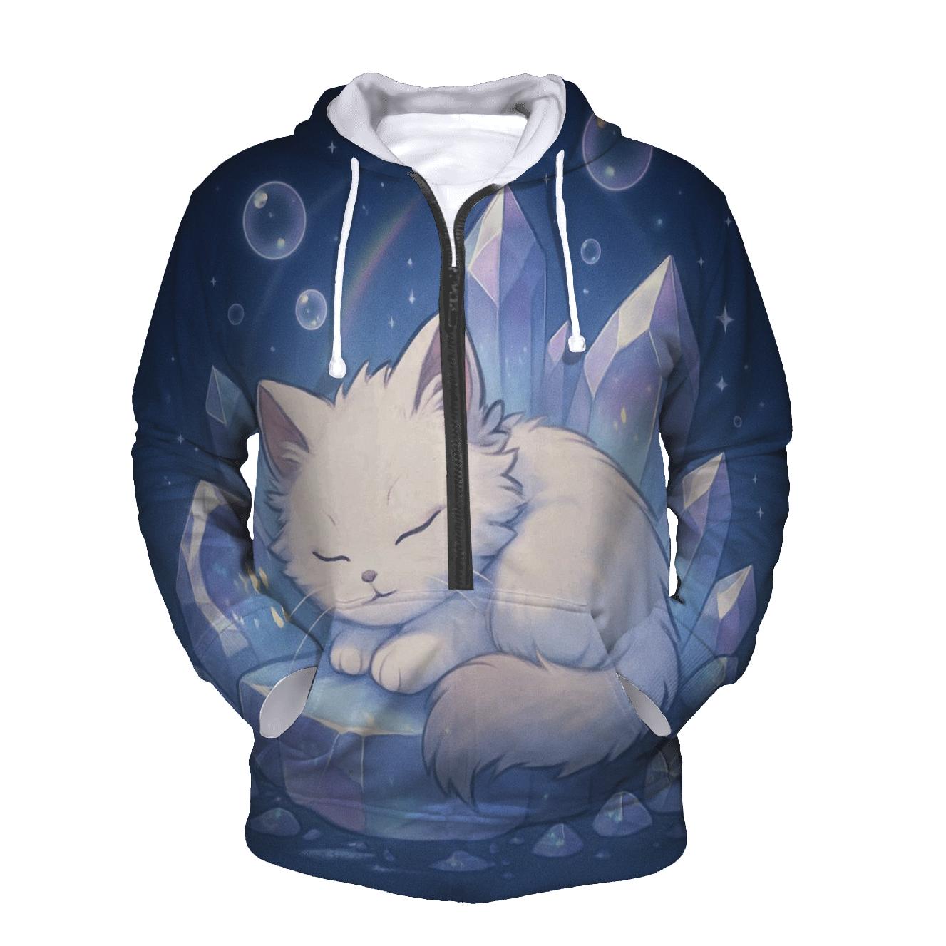 Crystal Cavern Purr Prism heavyweight hoodies