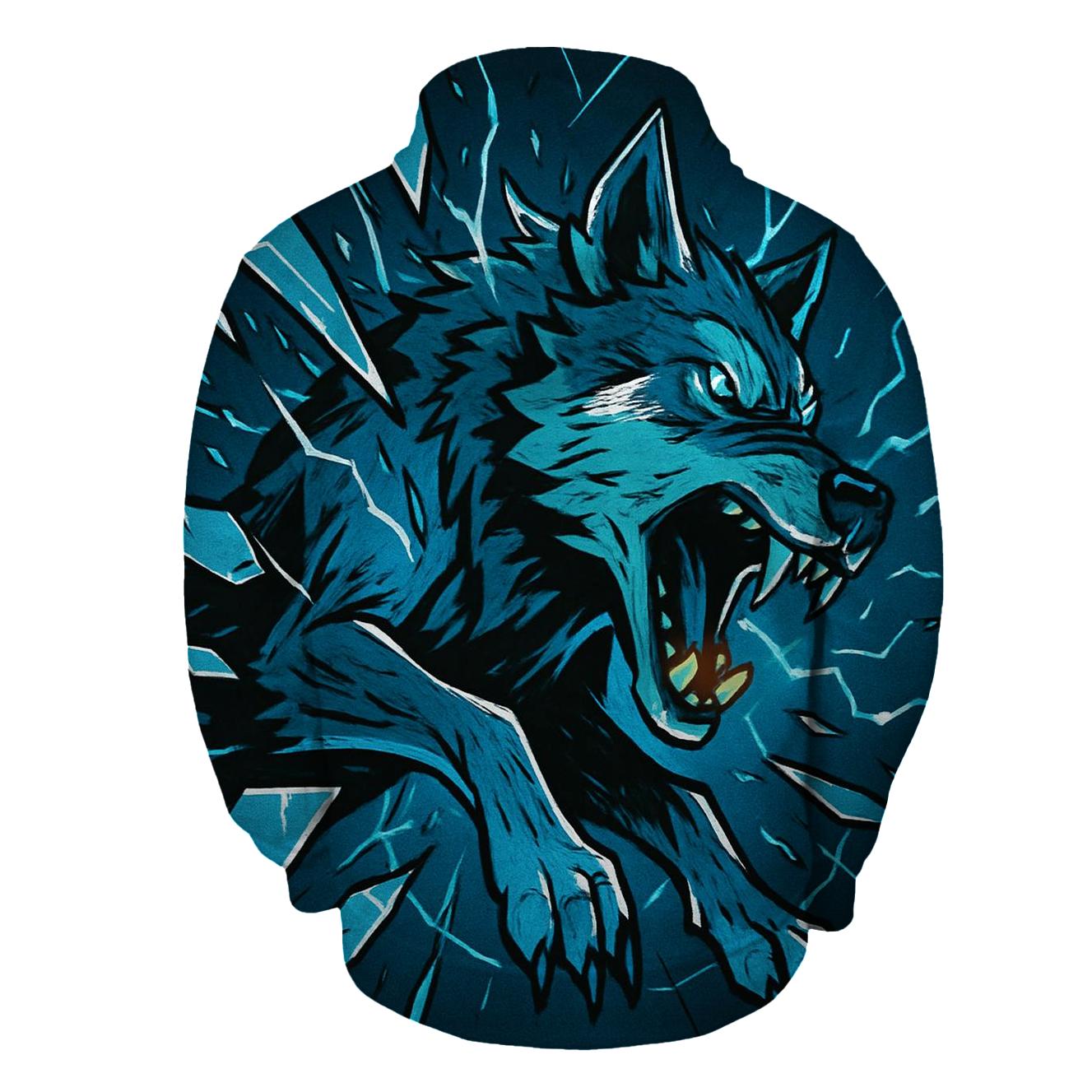 Shattered Glass Storm Wolf hoodie trends