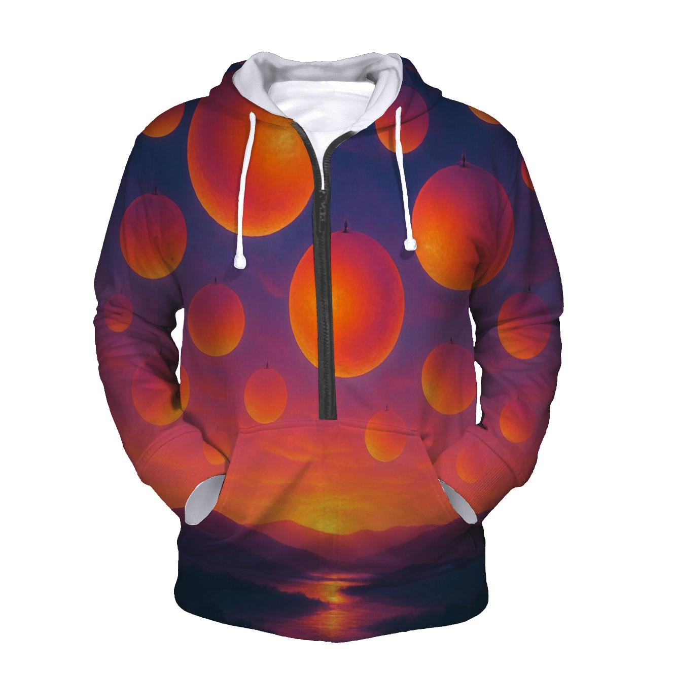 Neon Orchard Sundown Drift heavyweight hoodies