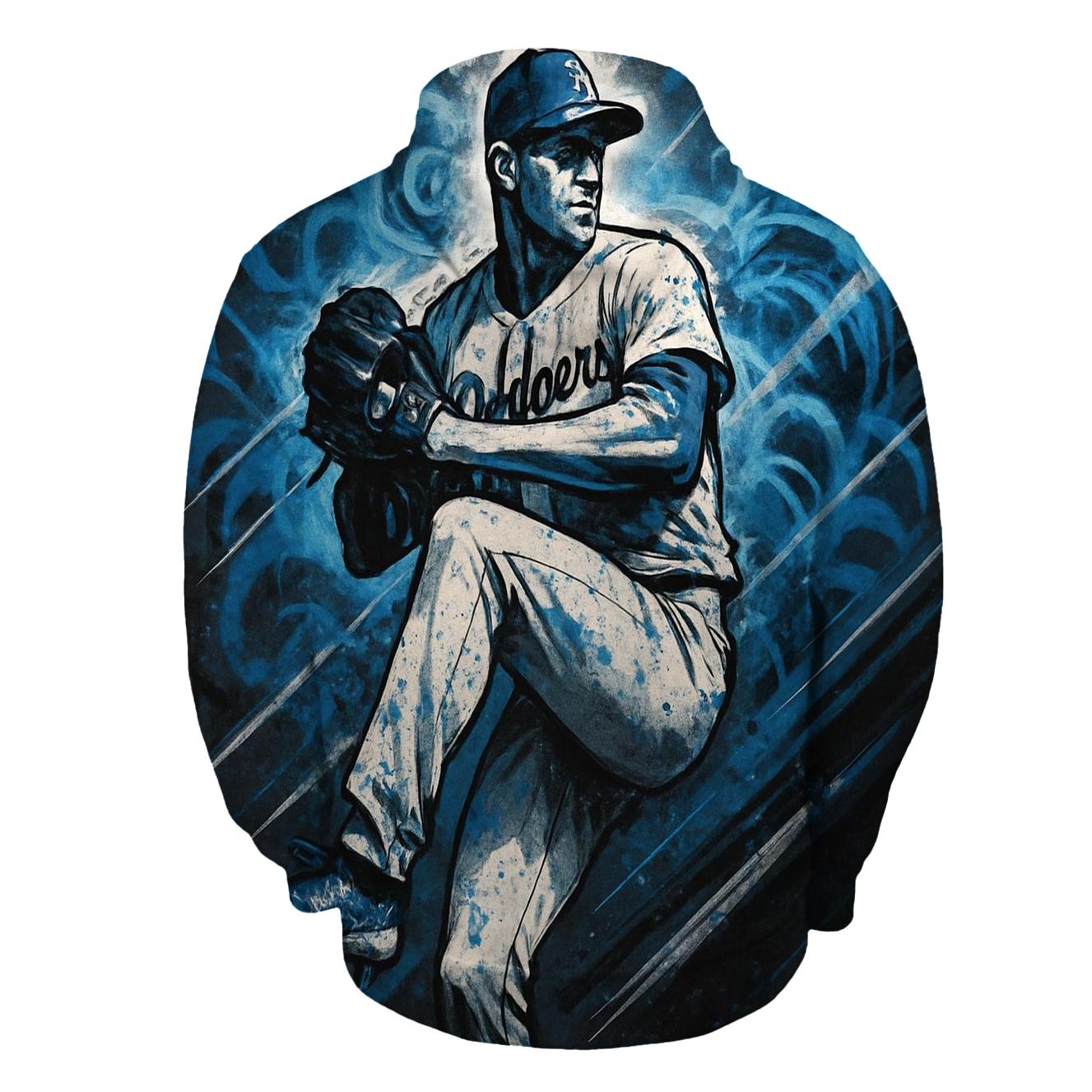 Graffiti Storm Pitcher In Blue Smoke pullover hoodies