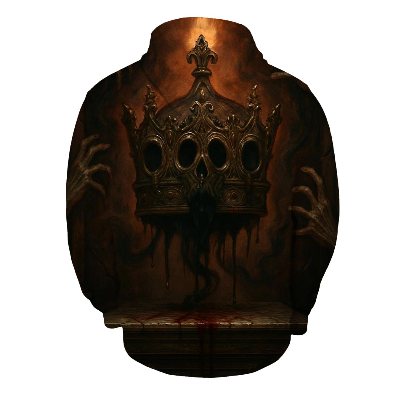 The Crown That Bleeds Shadows hoodies fashion