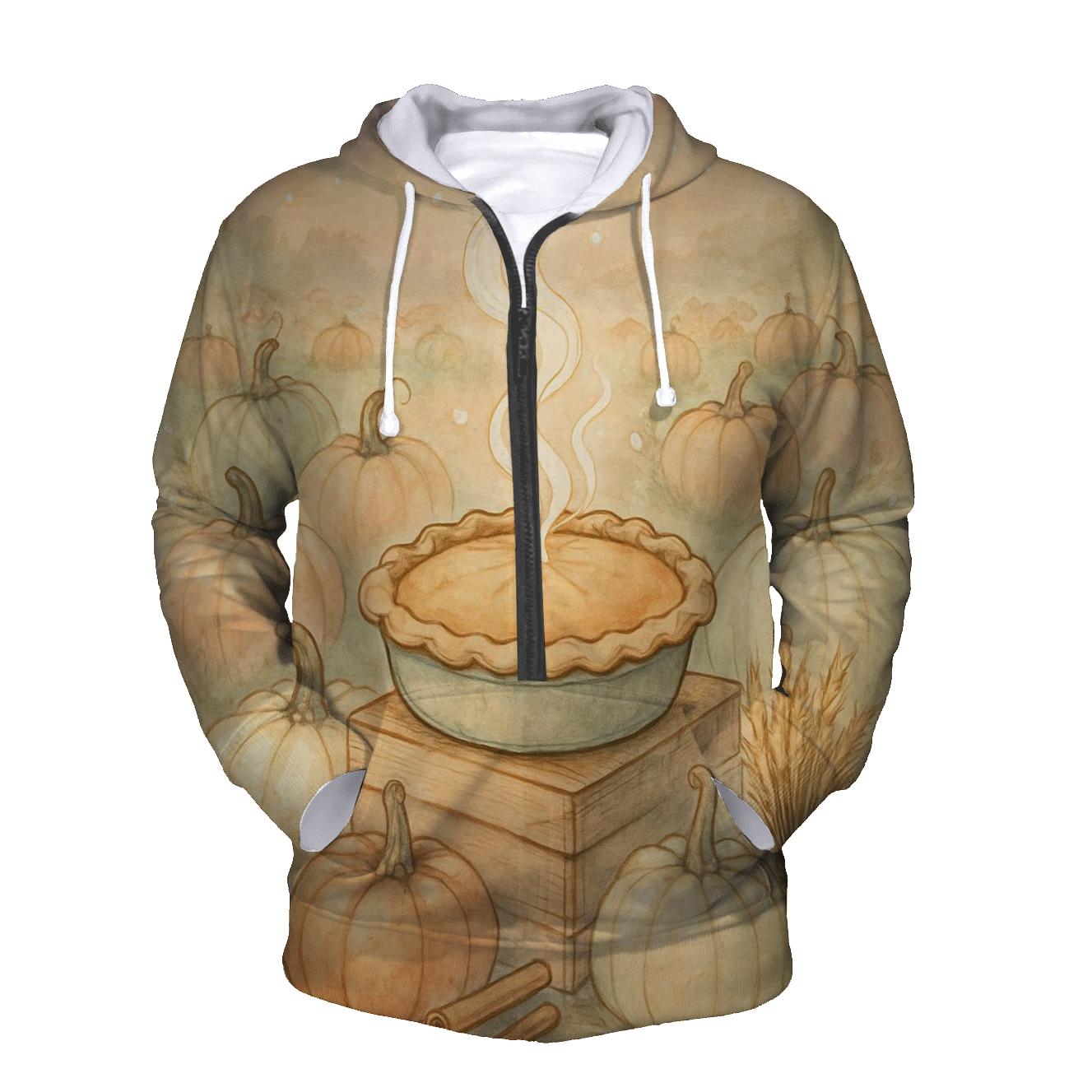 Pumpkin Patch Pie Steam Glow custom hoodies