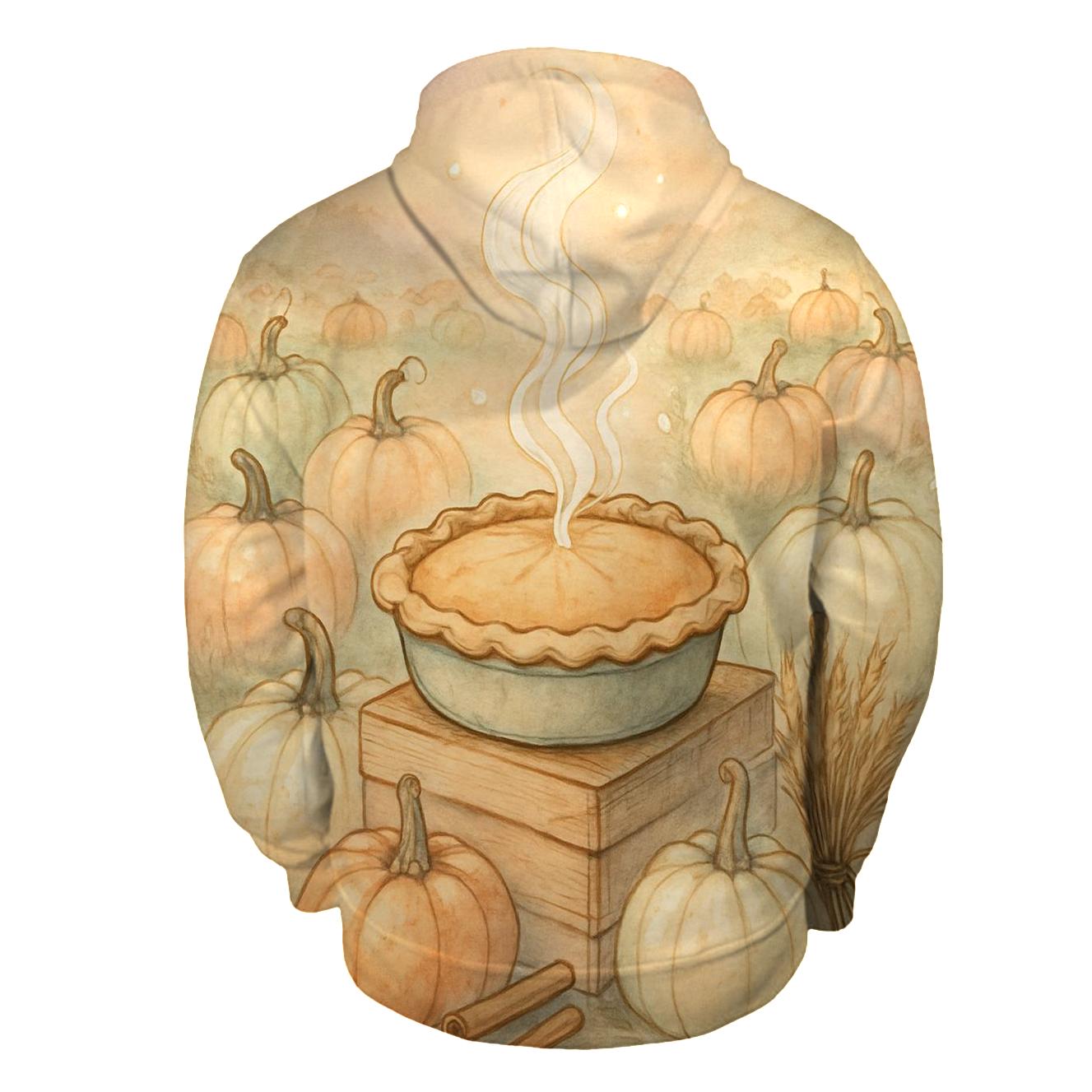 Pumpkin Patch Pie Steam Glow custom hoodies