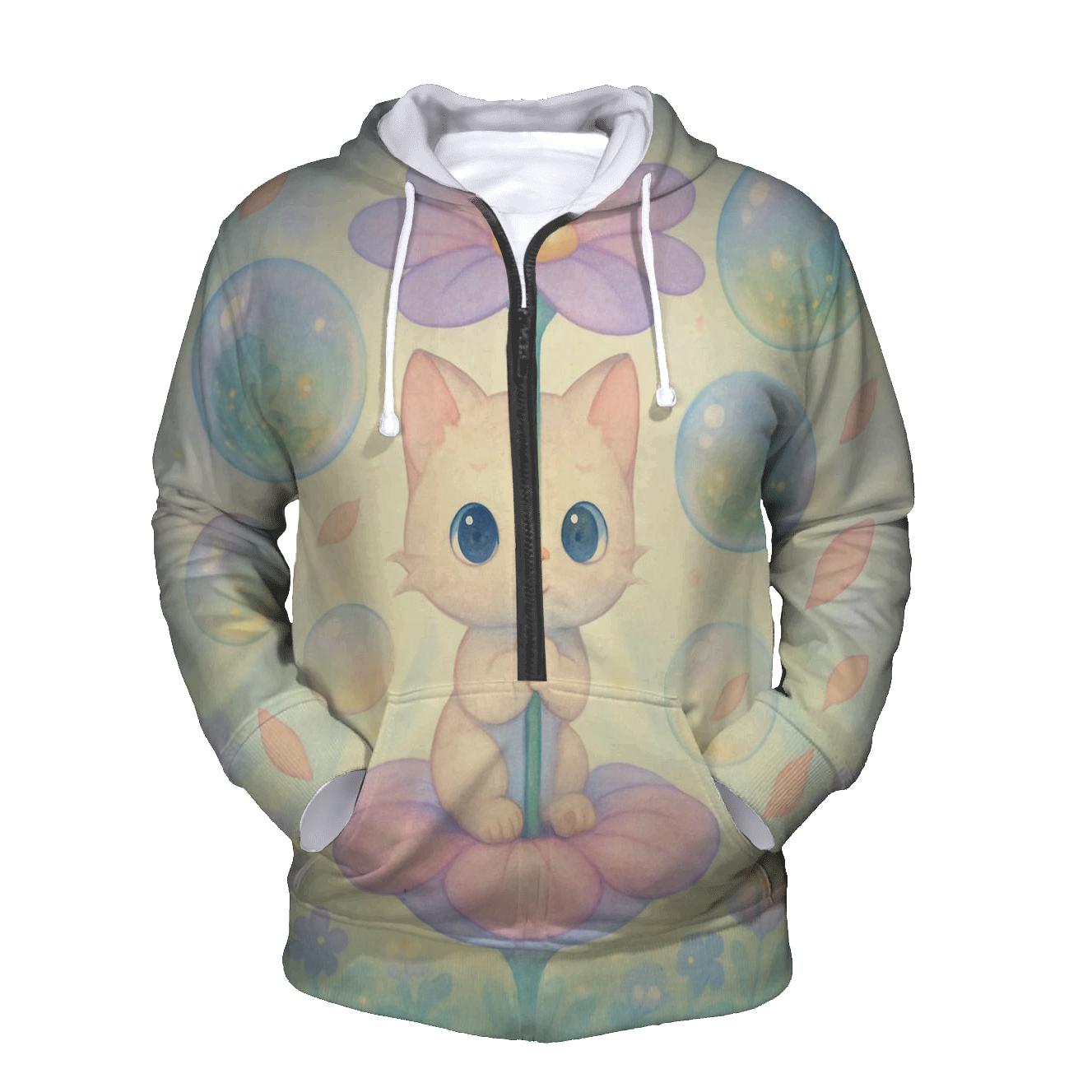 Bubble Garden Cat Carousel hoodie designs