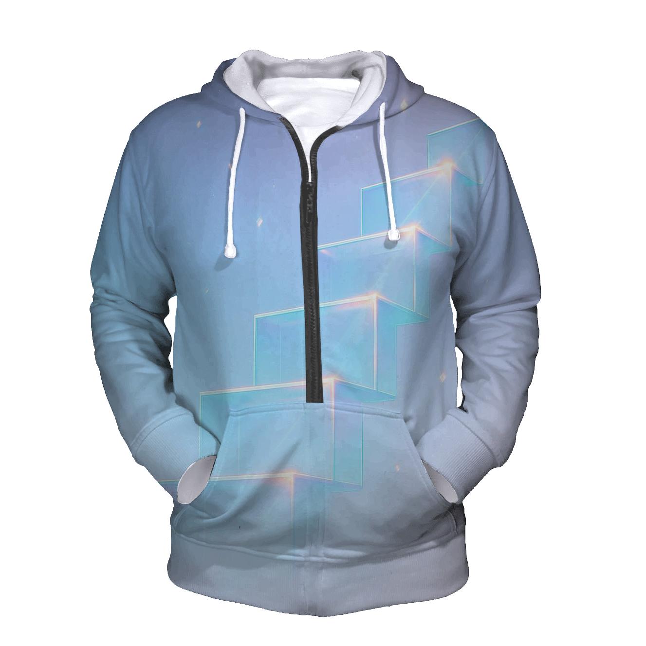 Celestial Prism Stairway custom hoodies