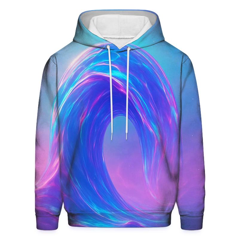 Prismatic Tide Cathedral printed hoodies