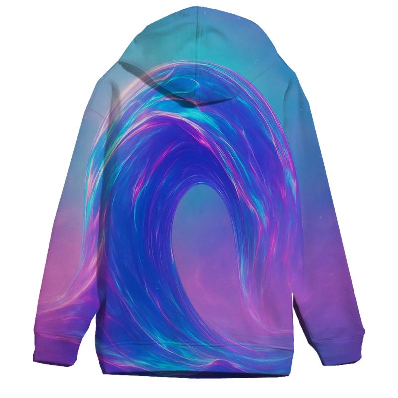 Prismatic Tide Cathedral printed hoodies