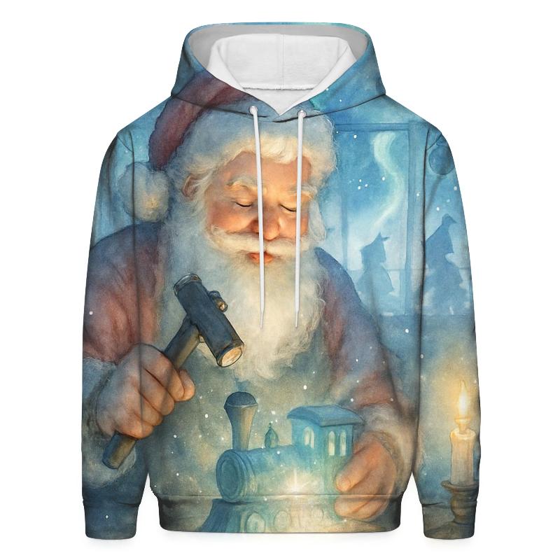 Aurora Workshop Santa pullover hoodies