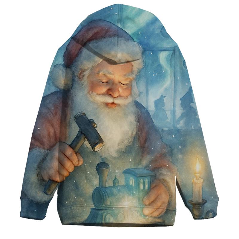 Aurora Workshop Santa pullover hoodies