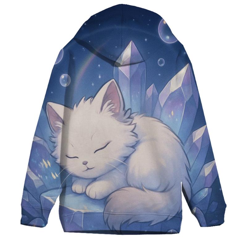 Crystal Cavern Purr Prism premium hoodies