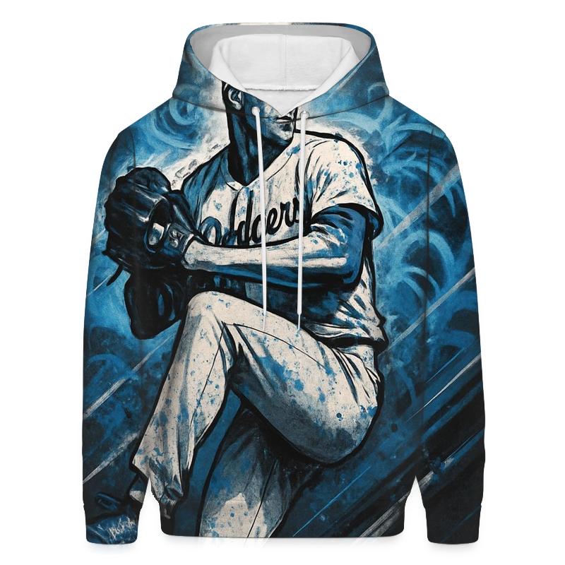 Graffiti Storm Pitcher In Blue Smoke hoodie designs