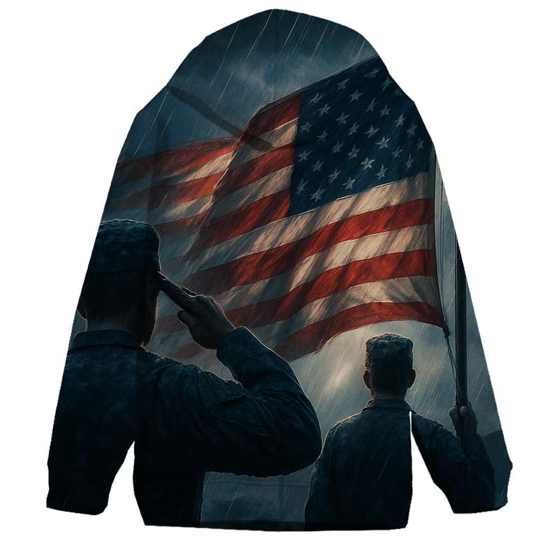 Salute Through Stormlight zip-up hoodies