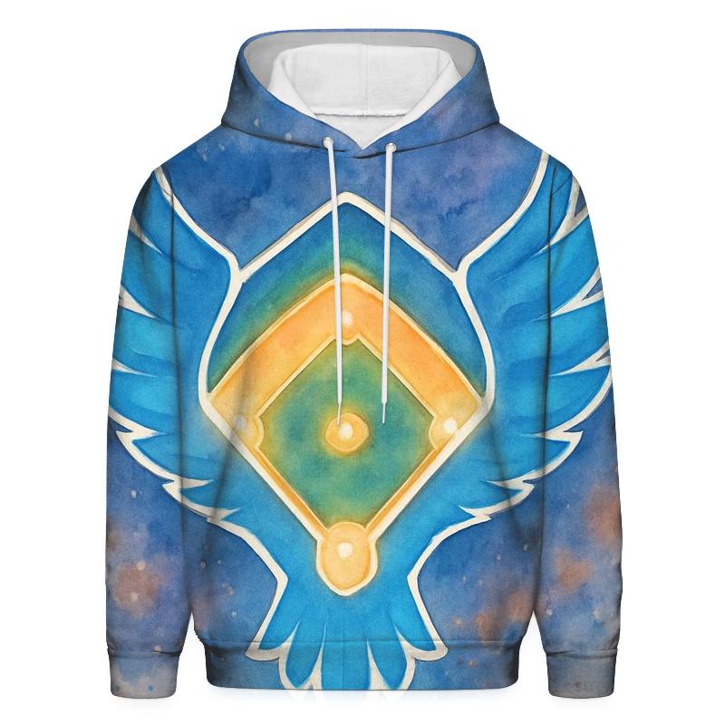 Blue Jays Winged Diamond At Twilight heavyweight hoodies