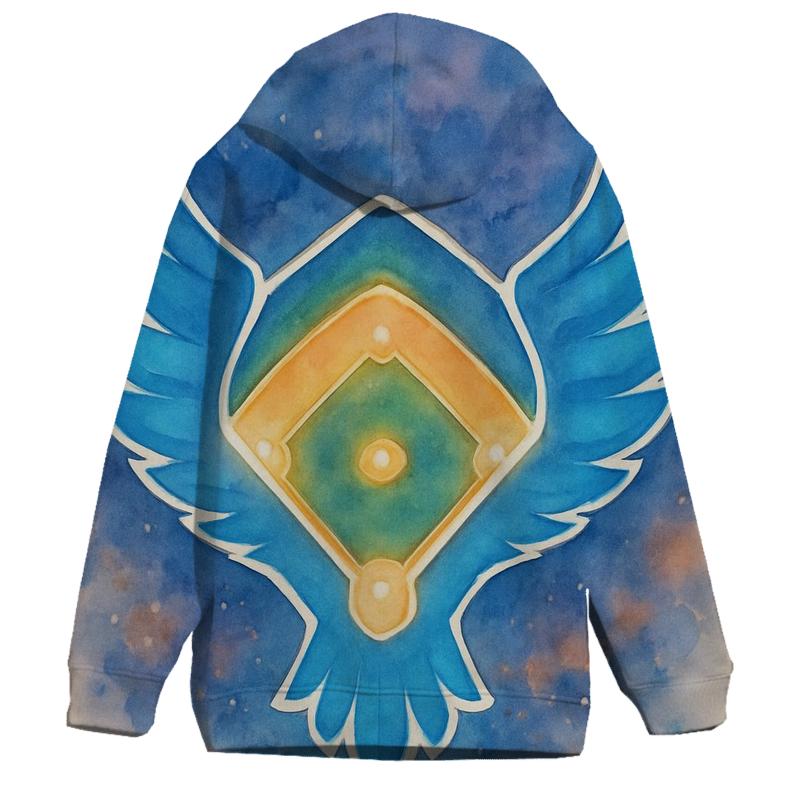 Blue Jays Winged Diamond At Twilight heavyweight hoodies