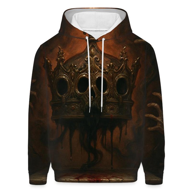 The Crown That Bleeds Shadows hoodie designs