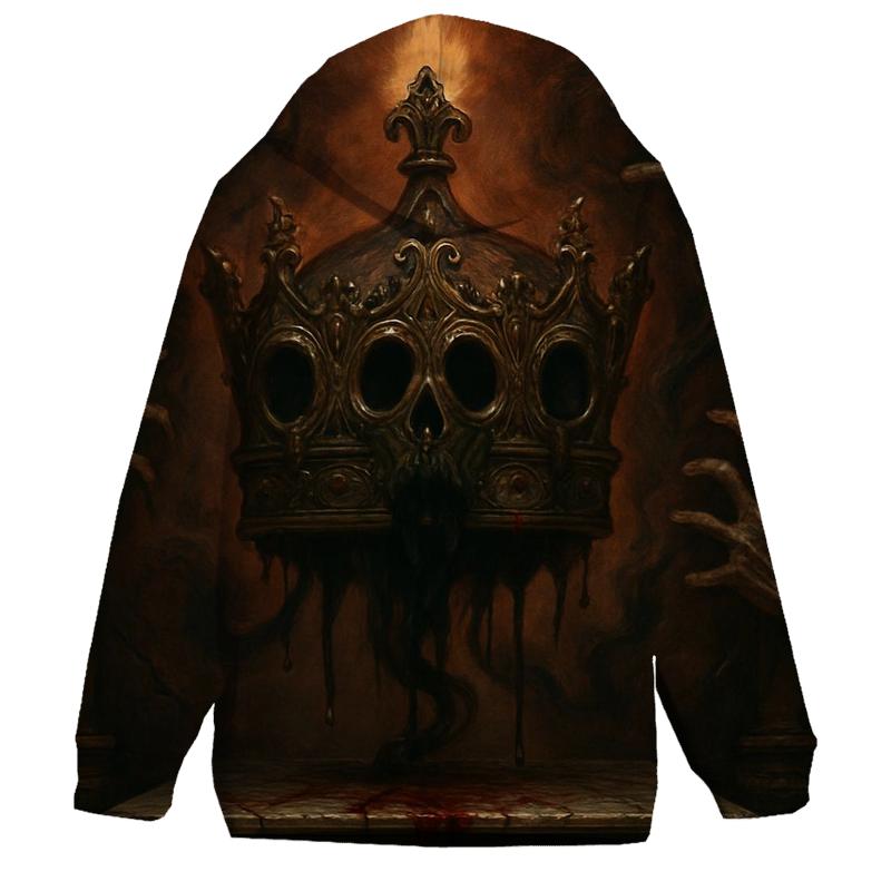 The Crown That Bleeds Shadows hoodie designs
